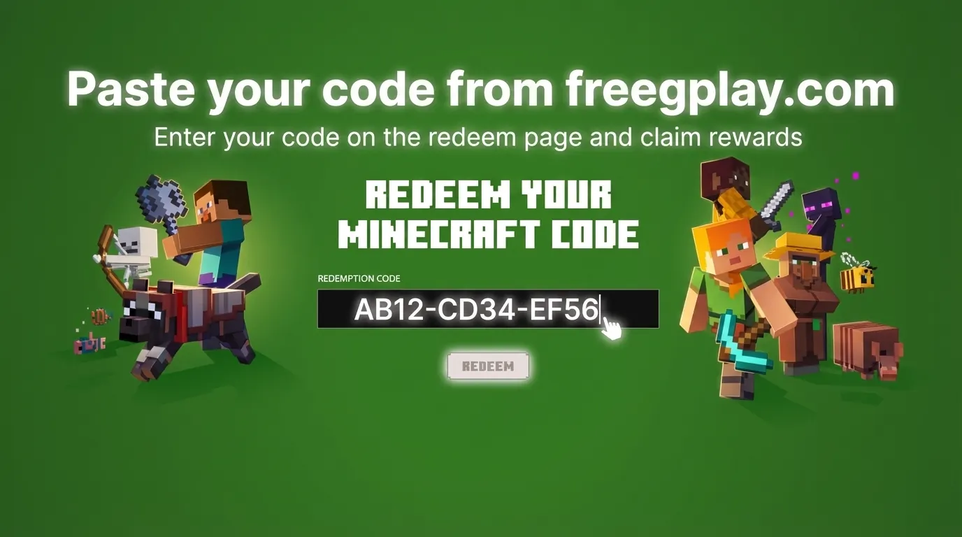 How to use Minecraft redeem codes step by step